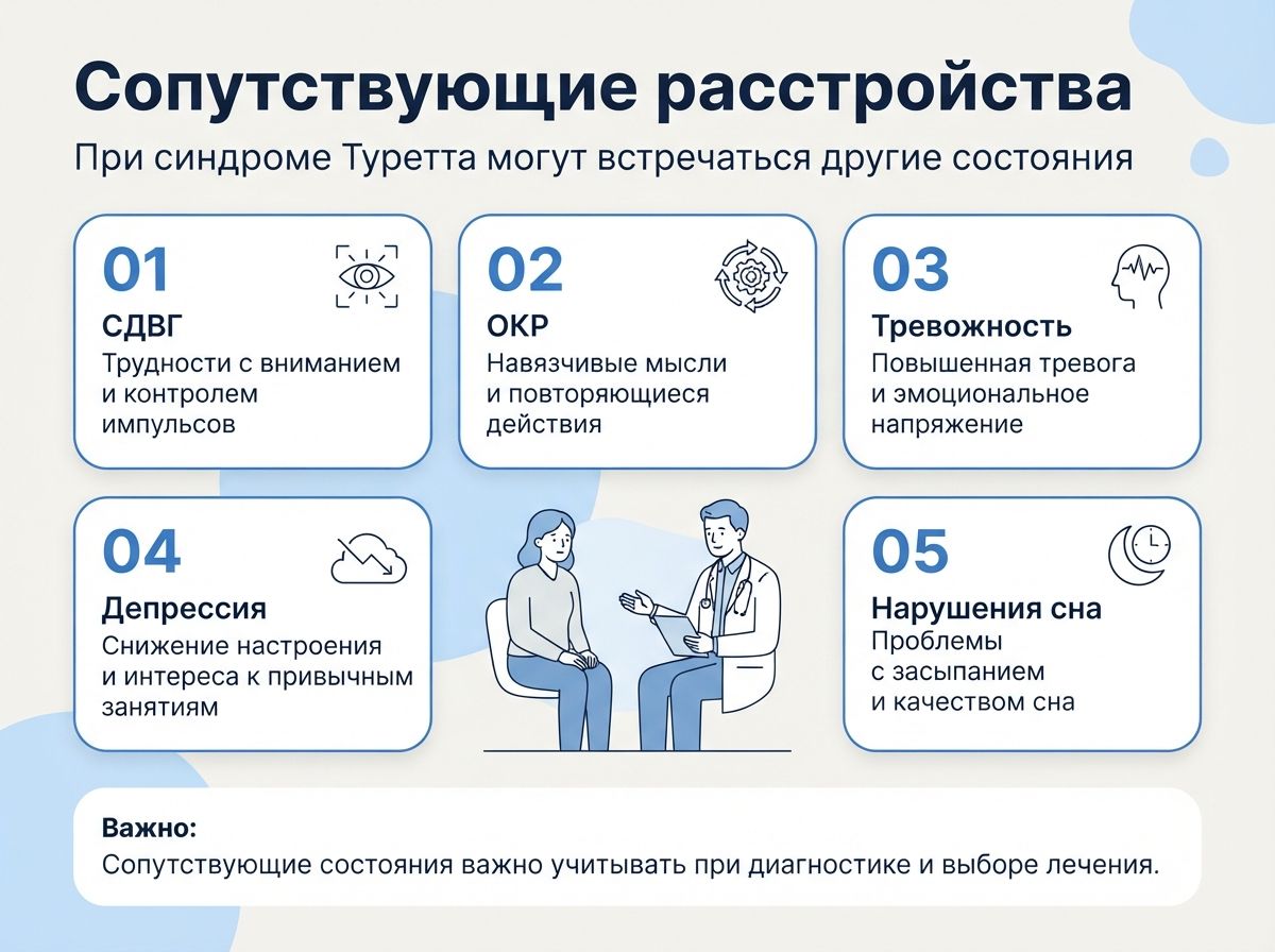 Лечение синдрома Туретта в Домодедово инфографика